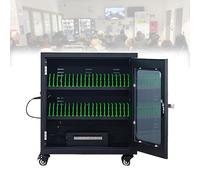 Mobile Phone Storage Locker, Charging Station with Combination Lock and Wheels, USB Charging for Schools and Offices, Secure Cellphone Organizer