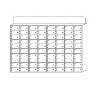 Mobile Phone Storage Locker White Acrylic Mobile Phone Storage Cabinet Thickened Wall-mounted Clean Desktop Cell Phone Storage Box With Lock (Color : White, Size : 80)