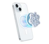 Mobile Phone Suction Cup Holder Magnetic Mobile Phone Holder Cute Blue Cat Paw Holder Magnetic Phone Holder Compatible with iPhone and Android for Shower TikTok Videos Selfies