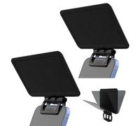 Mobile Phone Sunshade, 2PCS Car Mobile Phone Sunshade Cover, Adjustable Angle Anti Glare Phones Sun Shade for Outside, Universal Foldable Anti Reflection Smartphone Umbrella Shade Clip, for Outdoor