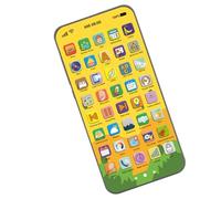 Mobile Phone Toy for Learning and Playing | Mobile Phone Toys with Touch Screen, Interactive Phone Toy with Rechargeable Lights for Travel