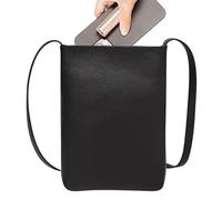 Mobile Phone Wallet - 16x3 5x21cm Leather Sling Purse, Top Grain Cowhide Zipper Pouch For Women | Compact Cross Body Bag For Keys Lipstick Earphones Travel Dating And Shopping