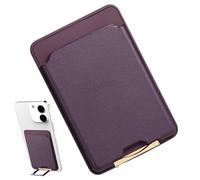 Mobile phone wallet, card holder for mobile phone case, the kiss holder is thin 5 mm thick, easy to carry in pockets or bags, the, Purple., Se référer au descriptif, Refer to description