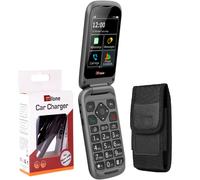 Bundle offer for TTfone TT970 4G Flip Big Button Senior Mobile with Nylon Holste