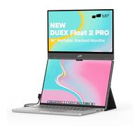 Mobile Pixels Duex Float 2 Pro 16" 2.5K Portable Laptop Monitor, Ultra-Thin Dual Laptop Screen Extender with Built-in Kickstand, USB-C/HDMI Plug and Play, Built-in Speakers, for Mac, Windows, Phone