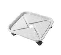 Mobile Plant Trolley Caddy with Wheels - 30cm Flower Pot Cart for Indoor/Outdoor Use, Low Seat Plant Stand with Tray, Easy Rolling Plant Holder