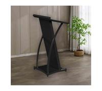 Mobile Podium Stand for Churches & Schools - Multi-Function Pulpit for Conference Rooms, Auditoriums & Training - Premium Quality, Black (C-52 * 48 * 117cm)
