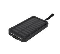 Mobile Power Bank, Solar Power Bank for Outdoor Activities(black)