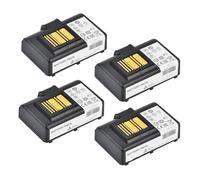 Mobile Printer Battery 2600mAh, Compatible For Zebra， QLN320 QLN220 QLN220HC QLN320HC Portable Printer Battery(4pcs)