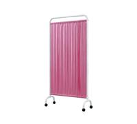 Mobile Privacy Screen, Freestanding Rolling Partition Wall Panels for Hospitals Bedrooms Salons