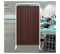 Mobile Privacy Screen Room Divider, 6ft High Temporary Wall for Clinic Ward Examination Hospital Nursing Home, Space Saving Solution