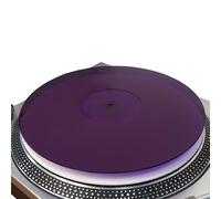 Mobile Pro Shop Acrylic Turntable Mat - Acrylic Slipmat for Vinyl LP Record Players - Improves Sound Quality & Provides Tighter Bass - Anti Static Platter mat (Purple_lit)
