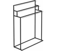 Mobile Rack with Wheels, Commercial Organizer for Clothes Racks, Adjustable Display, Resistant and Easy to Carry~/