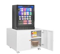 Mobile Rolling Filing Cabinet with Adjustable Shelf - 2-Drawer Office Organizer on Wheels for Home and Small Spaces