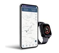 Mobile Safety Alarm Watch for Elderly and Dementia With Fall Alarm, SOS Button, GPS and 2-way Voice Calling - UK App for Family Peace Of Mind (4g)