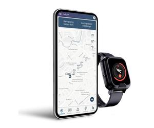 Mobile Safety Fall Alarm Watch for Elderly and Dementia with SOS Button, GPS and 2-Way Voice Calls - Locàite.me UK App for Family Peace of Mind (4G)
