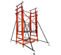 Mobile Scaffolding Platform, Fully Automatic Electric Lifting System, Foldable Hydraulic Elevator for Indoor & Outdoor Use, Remote Control Operation