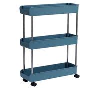 Mobile Storage Cart with Wheels for Kitchen, Bedroom, and Bathroom Organization