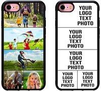 Mobile Stuff Personalised Phone Case for iPhone 7/8 / SE 2020, Shockproof TPU Bumper back Custom Cover Collage Your Own Photo for iPhone SE 2020/7 / 8, Personalize with Five Image Collage Layout B
