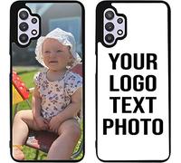 Mobile Stuff Personalised Phone Case For Samsung Galaxy A32 5G, Custom Image/Picture/Photo, PC + Soft TPU Rubber, Shock-Absorbent, Slim