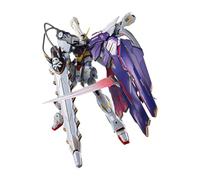 Mobile Suit Crossbone Gundam Metal Build Crossbone Gundam X1 Half Cross (Kinkedu Boarding Specifications), ABS & PVC & Die-Cast Approx. 7.1 inches (180 mm), Pre-painted Figure