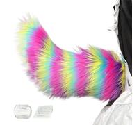 Mobile Tail Cosplay, Accessories for Role-Playing Games, Synthetic Tail - Motorists Cyclists Daily Routes Long Routes Stage Performances Halloween Masquerade Concert Carnival