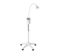 Mobile Teeth Whitening Machine, 4 Cold LED Dental Bleaching Lamp, Telescopic Floor Stand & Flexible Gooseneck, Dual Panel & Remote Control, 5-30 Mins Adjustable Timer for Salon, Clinic & Home Use