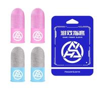 Mobile Thumb Sleeves Set | Breathable Finger Sleeves for Mobile Game - Glow in The Dark Thumb Sleeves Seamless Anti Sweat Finger Sleeves for Thu