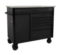 Mobile Tool Cabinet 1120mm with Power Tool Charging Drawer - Sealey AP4206BE New