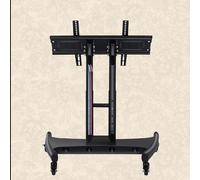 Mobile TV Cart on Wheels Height Adjustable TV Stand for 32-75 Inch Flat & Curved Screens Rolling TV Mount with Locking Wheels Portable TV Stand for Home & Office