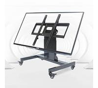 Mobile TV Cart Tv Rolling Stand With Locking Wheels And Tilt Mount For 32-70 Inch LED Flat Curved