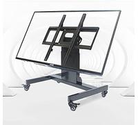 Mobile TV Cart with Locking Wheels and Tilt Mount for 32 70 Inch LED Flat Curved Screen TVs Portable TV Stand for Home Office Use