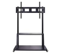 Mobile TV Cart with Wheels Adjustable Rolling TV Stand Floor-Standing Support Rack for 32-70 inch TVs Portable TV Mount for Office & Home Use