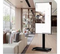 Mobile TV Stand Mobile TV Cart on Wheels - Portable Floor TV Stand Holds, Max VESA 600x400, Locking Wheels Mobile TV Cart On Wheels