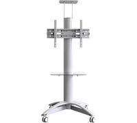 Mobile Tv Stand Mobile Tv Cart With Wheels - Portable Floor Tv Stand, For 32 To 70 Inch Lcd/Led Tvs, Holds 50Kg Mobile Tv Cart On Wheels