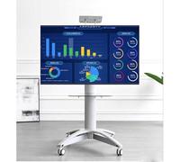 Mobile TV Stand Mobile TV Cart With Wheels - Portable Floor TV Stand, for 32 To 70 Inch LCD/LED TVs Mobile TV Cart On Wheels