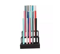 Mobile Vinyl Roll Stand Commercial Fabric Roll Storage Rack, 10/15 Roll Capacity Mobile Storage Rack For Wallpaper, Car Window Film, Media Fabric Rolls