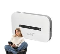 Mobile WiFi Router - 4G LTE Hotspot, Card Slot, 3000mAh Battery, Type-C Charging | Wireless Internet for Travel, Remote Work, Study, Caravan, Camping, Holiday Home, Car, Portable Office Connection