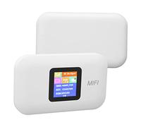 Mobile WiFi Router, Portable Travel WiFi with 3000mAh Battery, Mobile MiFi Hotspot Compatible with European SIM Cards, Supports 10 Device Connections