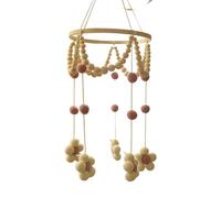 Mobile with Felt Flowers for Cribs Nursery Decoration Ceiling Hanging Crib Mobile Boy Girl Felt Flower