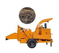 Mobile Wood Chipper Shredder - Industrial Large Palm Whole Tree Branch Log Wood Chipper for Any Terrain, Perfect for Contractors, Landscapers & Farmers Handling Yard Waste
