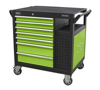 Mobile Workstation 7 Drawer & Cupboard 920mm - Sealey AP36MWS New
