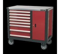 Mobile Workstation 8 Drawer with Ball-Bearing Slides