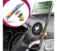 Mobilefox 360° Magnetic Ball Head Mobile Phone Holder Cradle Mount for Universal Gold