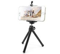 Mobilefox Cell Phone Mini Stativ Holder Selfie Clip Stand Tripod Mount compatible with Samsung Galaxy S9 S8 S7 S6 S5 S4 A3 A5 A7