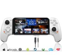 Mobiler Gaming-Controller mit USB-C-Anschluss für Android- und iPhone-Modelle 17/16/15, Plug-and-Play-Gamepad mit Hall-Effekt-Joysticks und -Triggern, kompatibel mit Xbox Streaming/Cloud-Games,Weiß