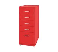 Mobiletto portadocumenti su ruote 5 cassetti verticali soluzione di archiviazione per ufficio e casa organizzazione facile e pratica ideale per documenti e forniture.