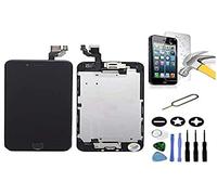 Mobilevie LCD Screen Retina + Touch Screen All Fully Mounted On Chassis For iPhone - Black, iPhone 6