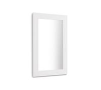 Mobili Fiver, Rachele Rectangular Mirror 90x60 cm, White, Made In Italy
