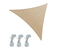 Mobili Rebecca Sail Canopy Triangle Parasol Polyethylene UV Filter 3x3x3